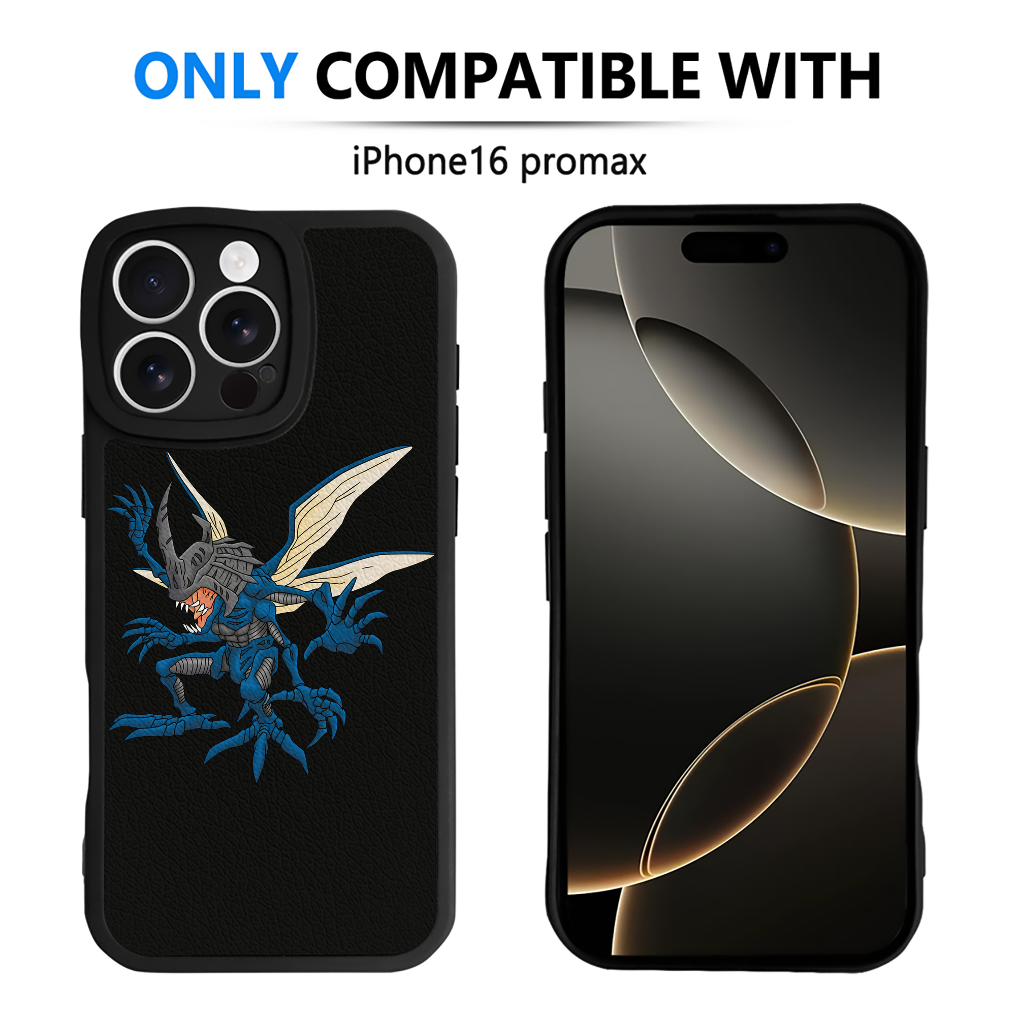 （画像用） Digimon デジタルモンスター/デジモン 【iPhone 16シリーズ対応】シリコンスマホケース（レザー調） 材質：シリコン